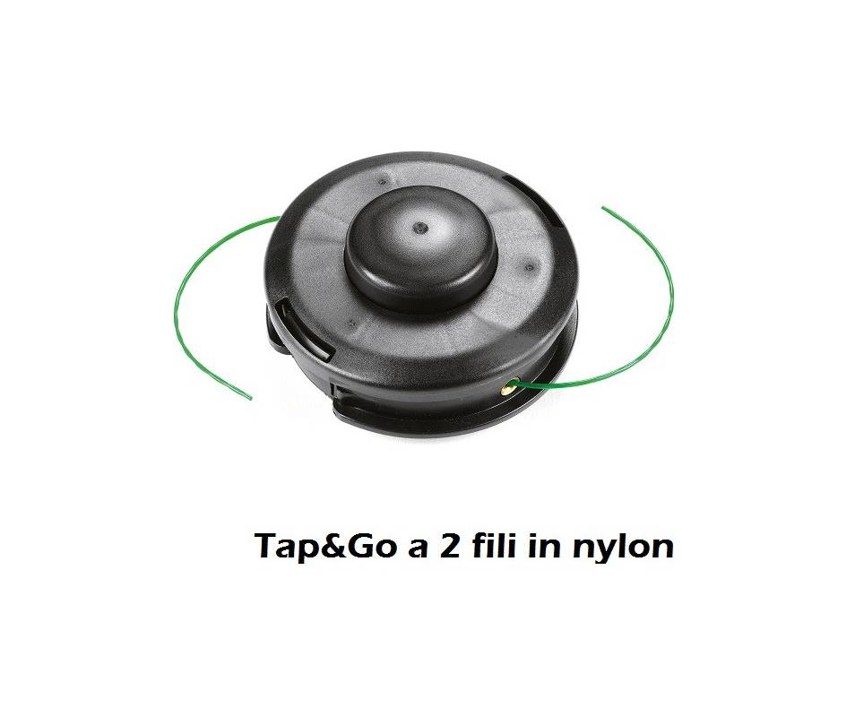 Testina Ø 130 mm - filo nylon Ø 2 mm - rotazione antiorario
