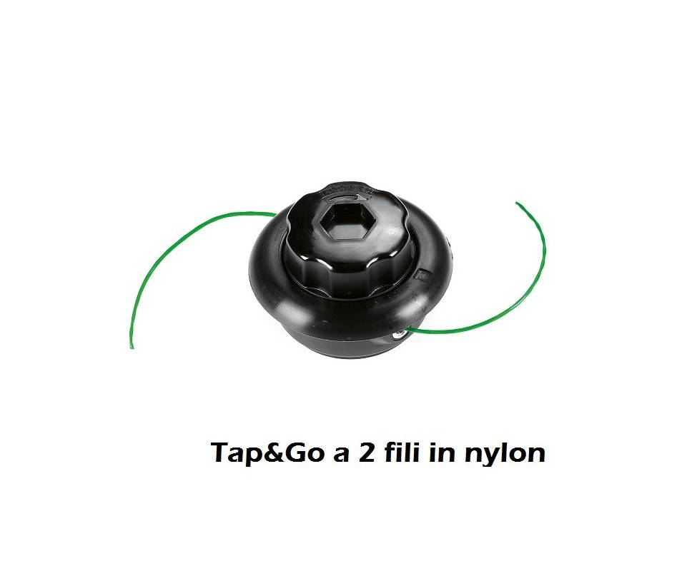 Testina Ø 105 mm - filo nylon Ø 2 mm - rotazione antiorario