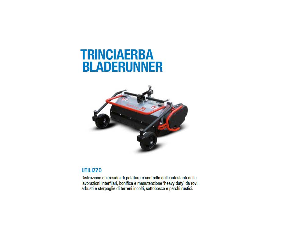 Trinciaerba  Bladerunner cm 60 a coltelli   - Potenza minima richiesta 7 cv