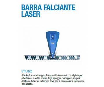 Barra falciante mt 1,55 LASER - per motocoltivatori Bcs/Ferrari 