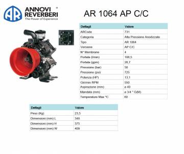 AR 1064 AP C/C - Pompa alta...