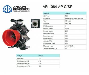 AR 1064 AP C/SP - Pompa...