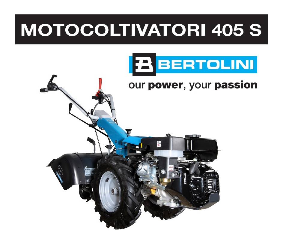 Motocoltivatore Bertolini 405 S - Emak K 7000 HD 6,7 CV diesel Bertolini