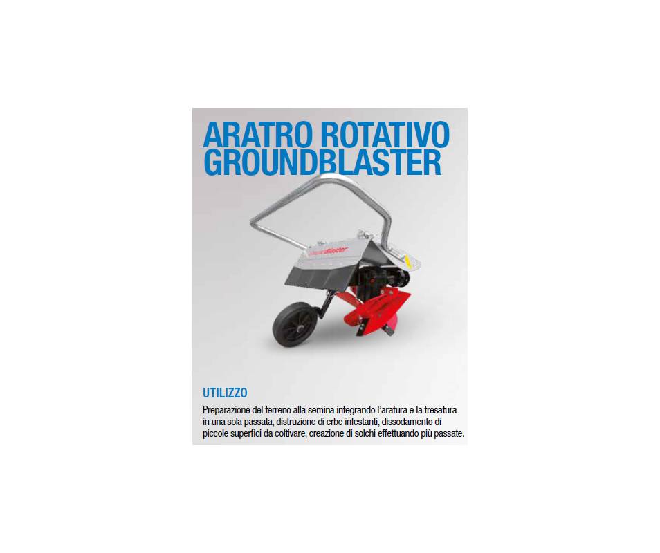 Aratro rotativo Groundblaster - aratura e fresatura contemporanea 