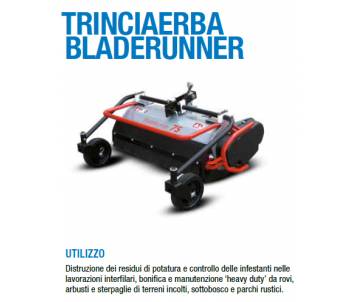 Trinciaerba Bladerunner cm 75 a coltelli mobili - Potenza minima richiesta 8 cv 